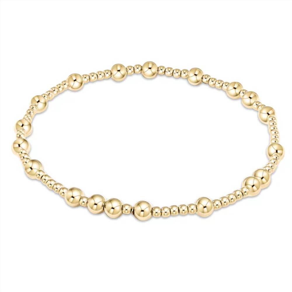 NEW ENEWTON women's hope unwritten 4mm bracelet in gold